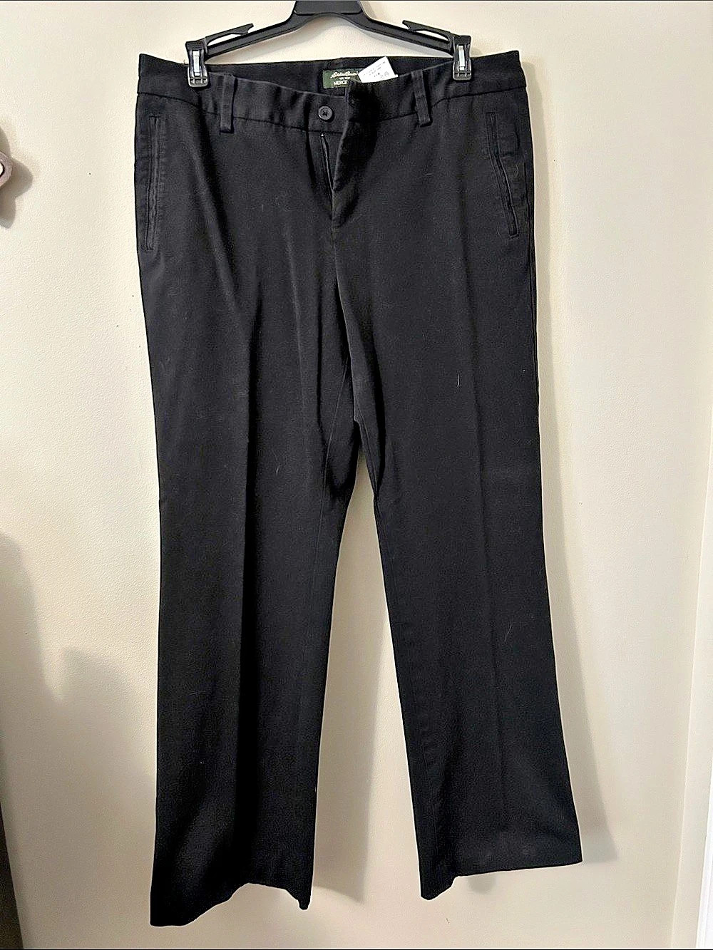 Eddie Bauer Mercer Fit Straight Leg Pants Black Size 10